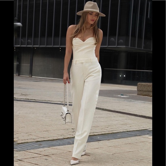 ZARA  Corset Bustier Ecru - Picture 8 of 8